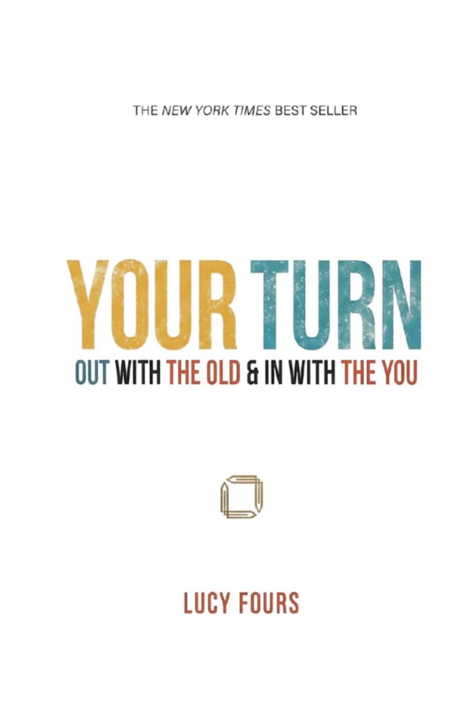 patricia book cover your turn out with the old and in the with you by lucy fours from the show widow's bay Episode 4 Beach Reads the book was pivotal in inspiring the character Patricia to become the perfect party hostess to change her life but was actually much more sinister
